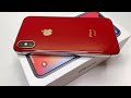 iPhone X with square edges (product red) like iPhone 12/13