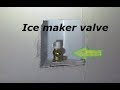 How to replace install ice maker water supply valve for a refrigerator - DIY