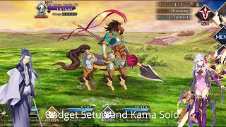 [FGO NA] LB 6 Redra Bit, Da Vinci, and Muramasa Fight — Budget Setup And Kama Solo