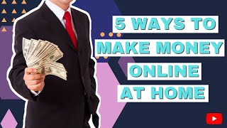 5 Legit Ways To Make Money And Passive Income Online - How To Make Money Online