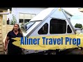 Avan Aliner Travel Preparation - out of storage and on the road