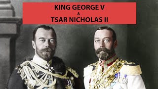 Time-lapse of 8 HOUR colorisation of King George V and Tsar Nicholas II, taken in 1912