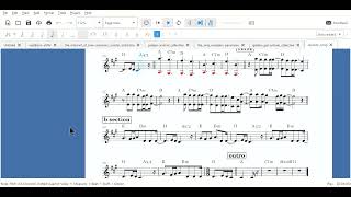 favorite song-waveform* grading transcription(muscore)