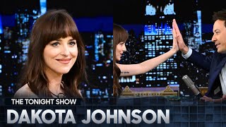 Dakota Johnson Shows a Stunt Video from Madame Web and Plays the Jinx Challenge | The Tonight Show