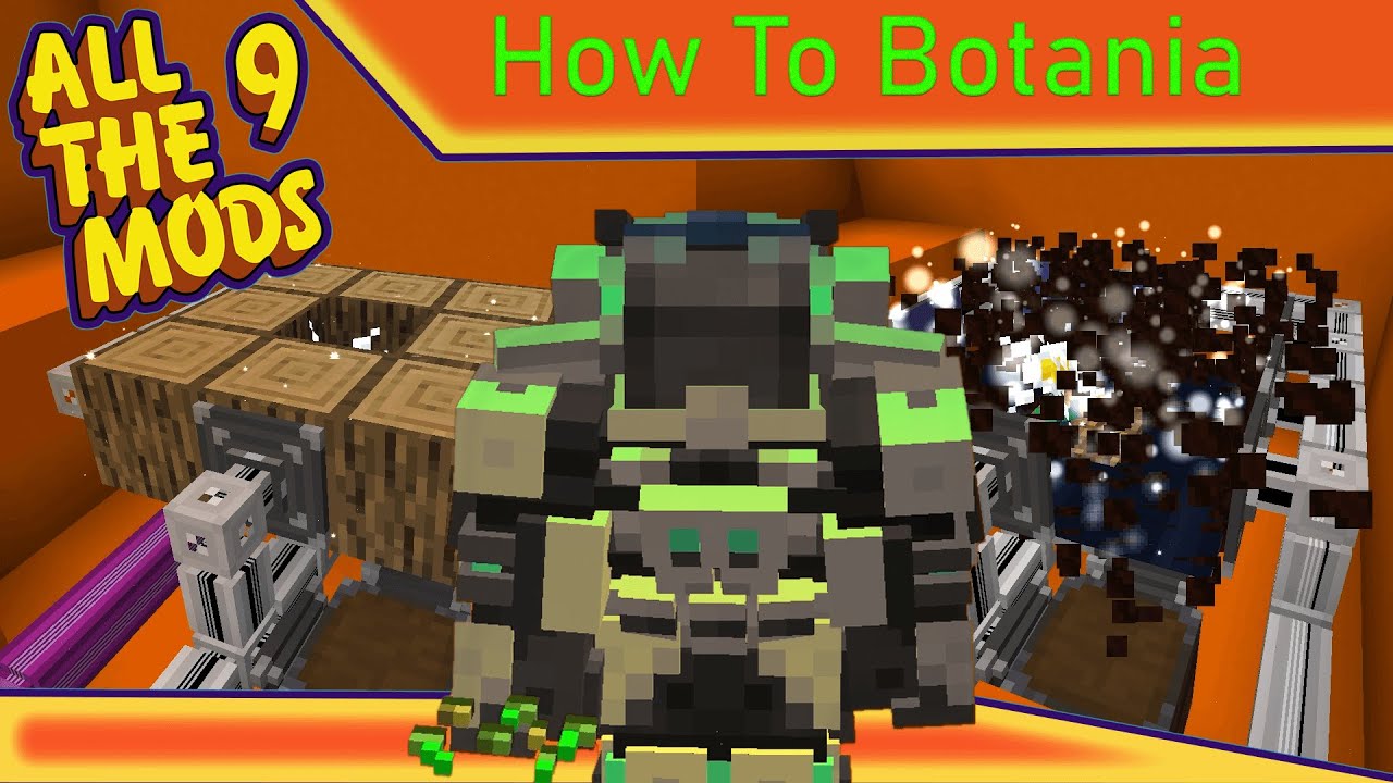 How To Botania Getting Started Atm 9 Modded Minecraft Youtube