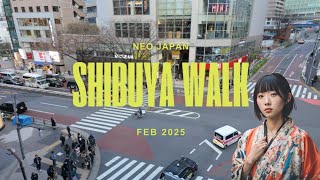 SHIBUYA WALK (Feb 2025)Part 1/ From Shibuya STREAM to Miyashita Park / 渋谷散歩/渋谷ストリームから宮下パーク/asia girl