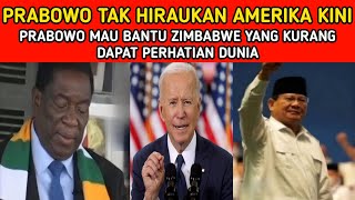 PRABOWO TIDAK HIRAUKAN AMERIKA !! KINI PRABOWO MAU BANTU ZIMBABWE DAPAT PERHATIAN DUNIA