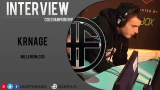 [CoDChamp] Interview avec Krnage (Millenium)