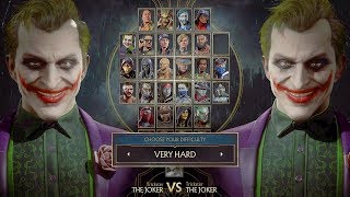 Mortal Kombat 11 Joker Vs Joker Gameplay Very Hard Difficulty MK11