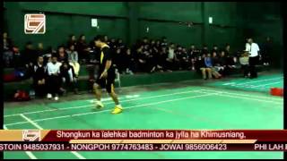 Shongkun ka Jingialehkai Badminton ka Jylla ha Khim u Sniang