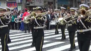 海上自衛隊横須賀音楽隊 『横須賀パレード』 2015/10/11 【神奈川県】横須賀中央大通り