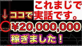 【バイナリーオプション】20,000,000円稼いだ手法を公開します。