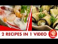 EGGPLANT ROLLS & FISH & PRAWNS SOUP || 2 RECIPES IN 1 VIDEO