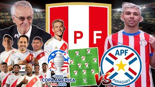 CHOCOLATE! XI TITULAR de SELECCIÓN PERUANA vs PARAGUAY! AMISTOSO FIFA rumbo a COPA AMÉRICA 2024