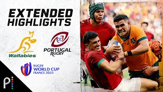 Australia v. Portugal | 2023 RUGBY WORLD CUP EXTENDED HIGHLIGHTS | 10/1/23 | NBC Sports