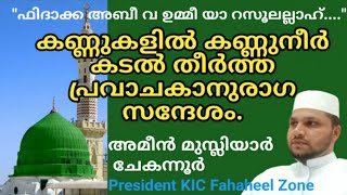 ഈ നബിദിന സന്ദേശം കേട്ടാൽ ശരീരമാസകലം കോരിത്തരിക്കും | MILAD SPEACH | AMEEN MUSLIYAR CHEKANUR