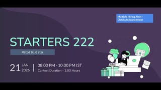 GCD Limit Codechef Solution || Starter 222 Contest Solution #codechef #program #python