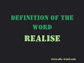 Definition of the word 