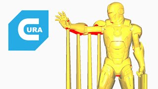Click on - Click off - Supports in Cura 4.8