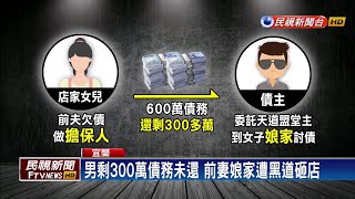 男債務糾紛害前妻娘家遭砸 警方快打逮2嫌－民視新聞