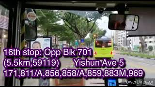 SMRT Supplementary Bus Service 883M (Loop Service) Hyperlapse