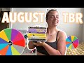 Wheel spinner pick my reads for the month!! 📚📖 *August TBR*