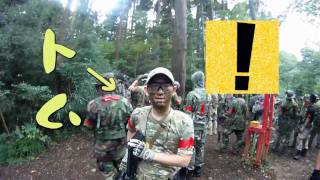 サバイバルゲーム 2011.10.23 ＣＩＭＡＸ定例会01　Team130R サバゲーAirsoft War