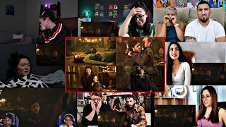GAME OF THRONES - Red Wedding Scene Reaction Mashup | youtuber react to red wedd