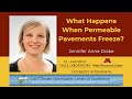 What Happens When Permeable Pavements Freeze? | Dec 2019