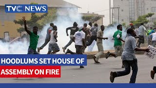 (SEE VIDEO) Arsonists Set Kogi State House of Assembly Ablaze