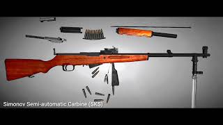 (Simonov Semi-automatic Carbine (SKS) ) Open the weapon#