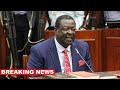 LIVE: Prime Minister Mudavadi answering tough questions in Senate after MPS impeached DP Gachagua!🔥🔥