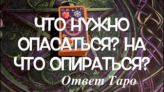 Чего опасаться? На что опираться? Ответ Таро