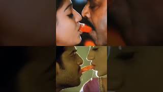 Trisha and Nayanthara hot liplock kiss