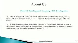 ICO Launching Platform | ICO Development