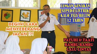 Sosialisasi Keselamatan Berlalu Lintas di SDN 1 Raja dan SDN 6 Raja