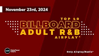 Billboard Adult R\u0026B Airplay Top 30 (November 23rd, 2024)