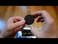 unboxing oreo thins chocolate sandwich cookies