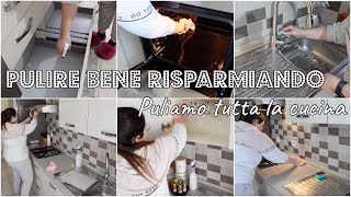 CLEANING MOTIVATION | PULIZIE MOTIVAZIONALI DI TUTTA LA CUCINA 💪🏻