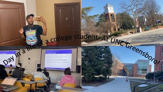 VLOG | DAY IN THE LIFE OF A COLLEGE STUDENT!!! | AT UNC GREENSBORO!! | UNCG | ELIJAH JAHLIL