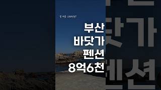 월 천만원 수익나는 부산 펜션 매매 바닷가 바로 앞! 비수기 없어요~