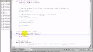 Java w/ Eclipse 33 - Bank Program Part 19