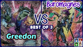 Baromagnes VS Greedon | Cardfight Vanguard D Standard: Dark States Nation Battle!