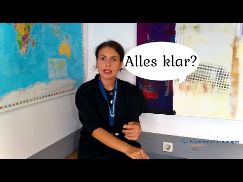 What is the difference between Alles Klar and in Ordnung?
