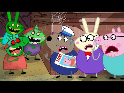 Zombies Are Coming! - Where Are My Babies? - Peppa Pig Rescue Adventure - Rebecca funny animation