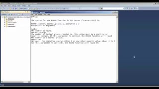 SQL ROUND function - how to use SQL ROUND function