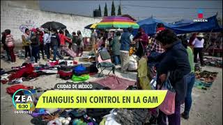 Denuncian la instalación de tianguis sin control alguno en la GAM | Noticias con Francisco Zea