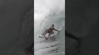 9 year old grom getting barreled in Nicaragua #surfing #9yearold #barrel  #surfculture #nicaragua