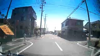 【ドラレコ】愛知県春日井市 自転車飛び出し