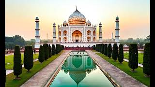 Droneview AI: Iconic Taj Mahal #viralshort #shorts #trending #drone